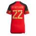 Billige Belgien Charles De Ketelaere #22 Hjemmebane Fodboldtrøjer Dame VM 2022 Kortærmet